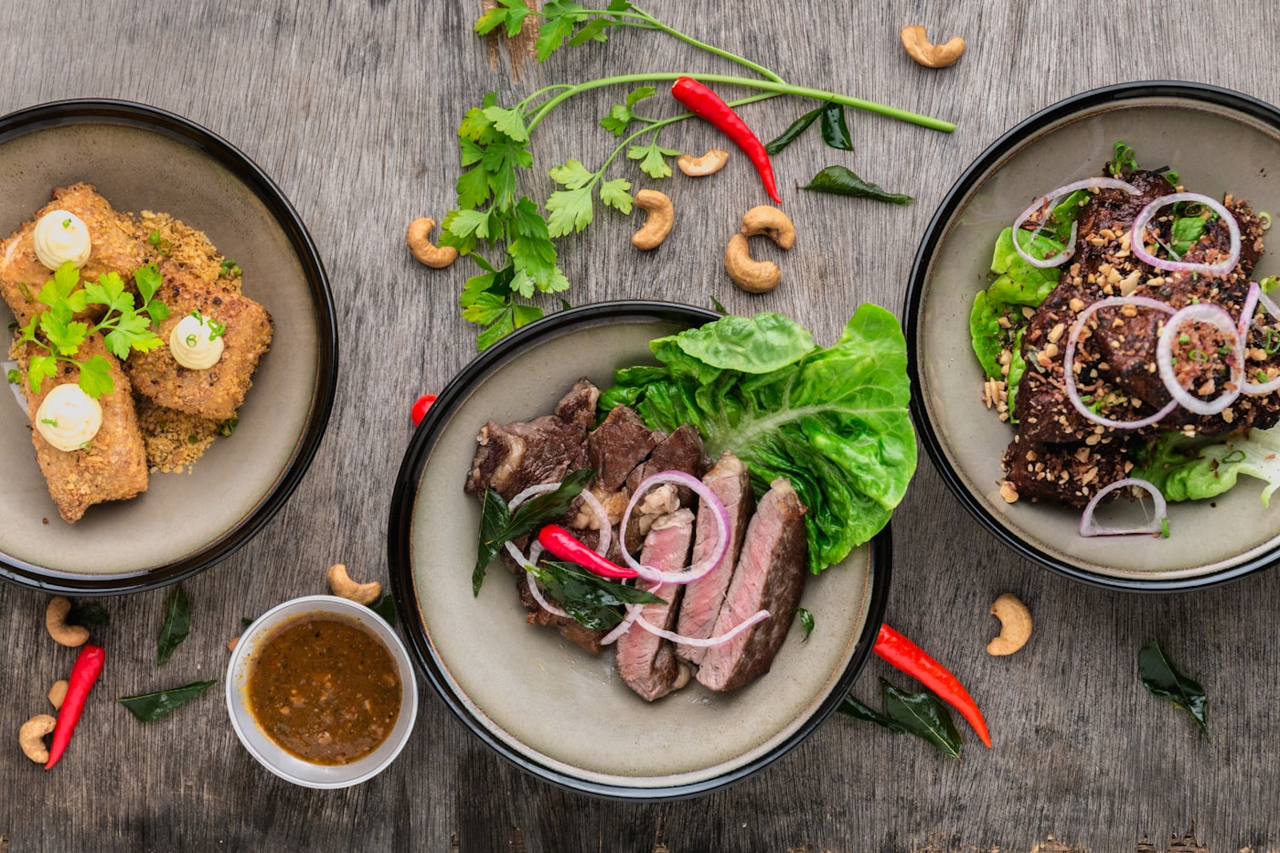 A generous seasonal dinner catered by Le Monde in New York City